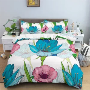 Housse De Couette Fleurie  Cartoon