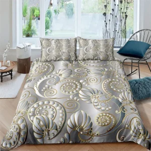 Housse De Couette Fleurie  Royal