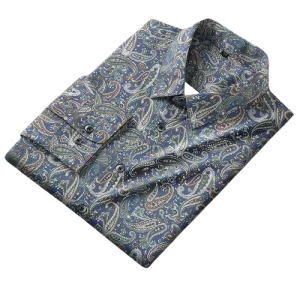 Chemise a Fleur Homme  Classe Verte