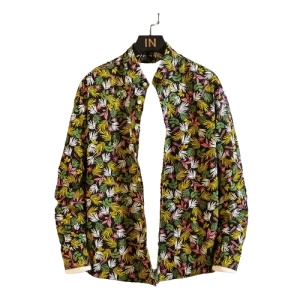 Chemise a Fleur Homme  Feuillage