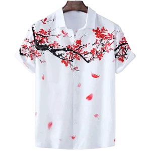 Chemise A Fleur Homme  Branche