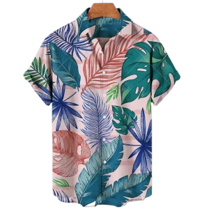 Chemise A Fleur Homme Coloré