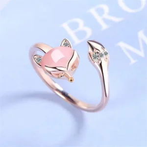 Bague Fleur  Rose