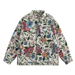 Veste Fleurie  Rétro