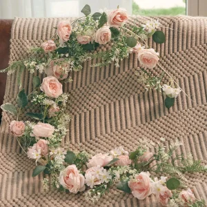 Chemin De Table  En Fleur Pour Mariage
