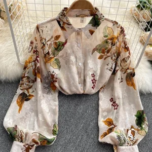 Chemise A Fleur Femme