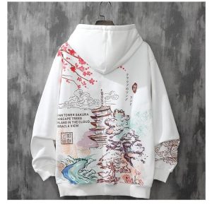 Pull Fleuri  Premium  Coréen Blanc
