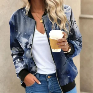 Bomber Femme  Fleuri