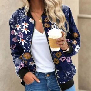 Bomber Jacket  Fleuri