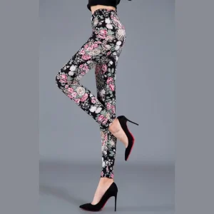 Legging Fleuri  Lotus Femme