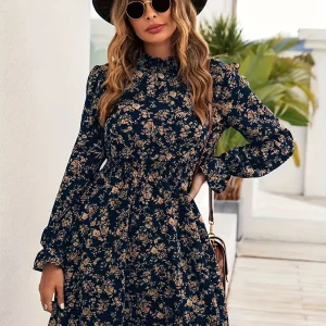 Robe Trapèze Fleurie