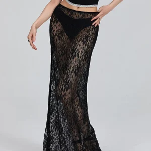 Jupe Fleurie Transparente