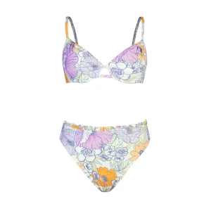 Maillot De Bain Fleuri  Coloré