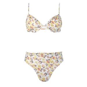 Maillot De Bain Fleuri  Coloré Feuille