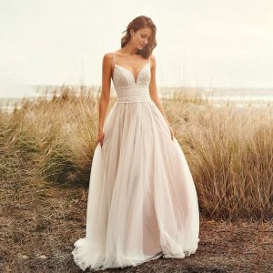 Robe de cocktail pour mariage bohème chic