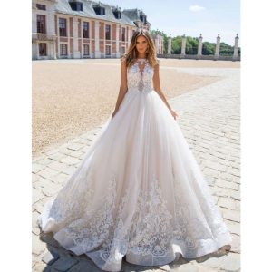 Robe de mariage bohème princesse dentelle