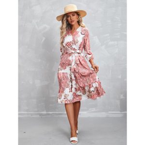 Robe femme mi longue chic