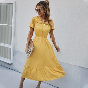 Robe invitee mariage boheme chic