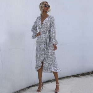Robe longue bohème chic