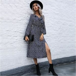 Robe longue bohème fleur