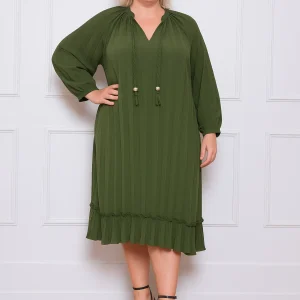 Robe Longue Plissée - TU du 44 au 50