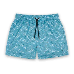Short de bain - Algues bleu
