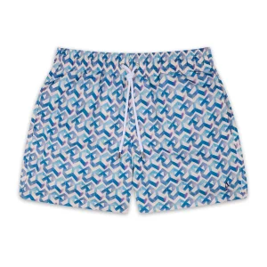 Short de bain - Calanques bleu