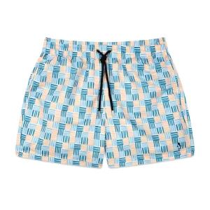 Short de bain - Cannage jaune