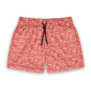 Short de bain - Algues brique