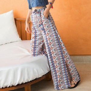 Tenue pantalon boheme chic