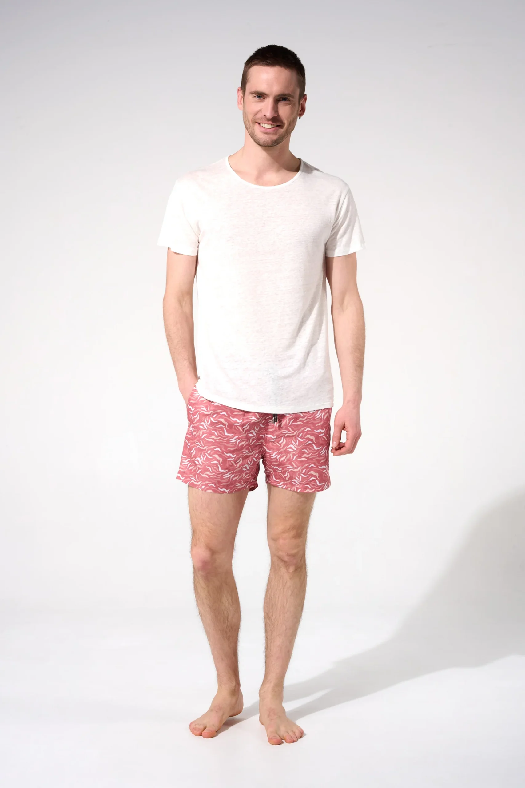 Tshirt en lin écru – Image 3