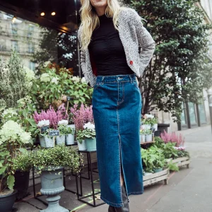 Blazer Sibylle en Tweed Multicolore